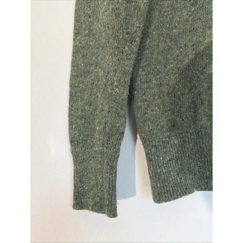 Bonobos Green Crewneck Wool Nylon Casual Jumper Pullover Sweater Mens Medium